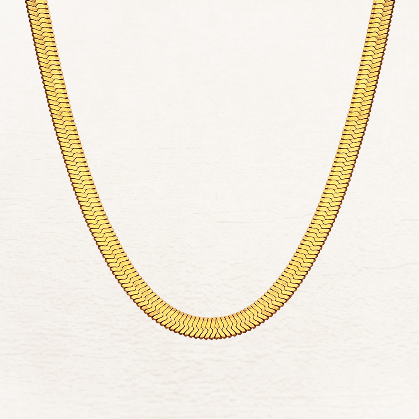 Sophia Snake Chain Ketting - Rosa Jewels