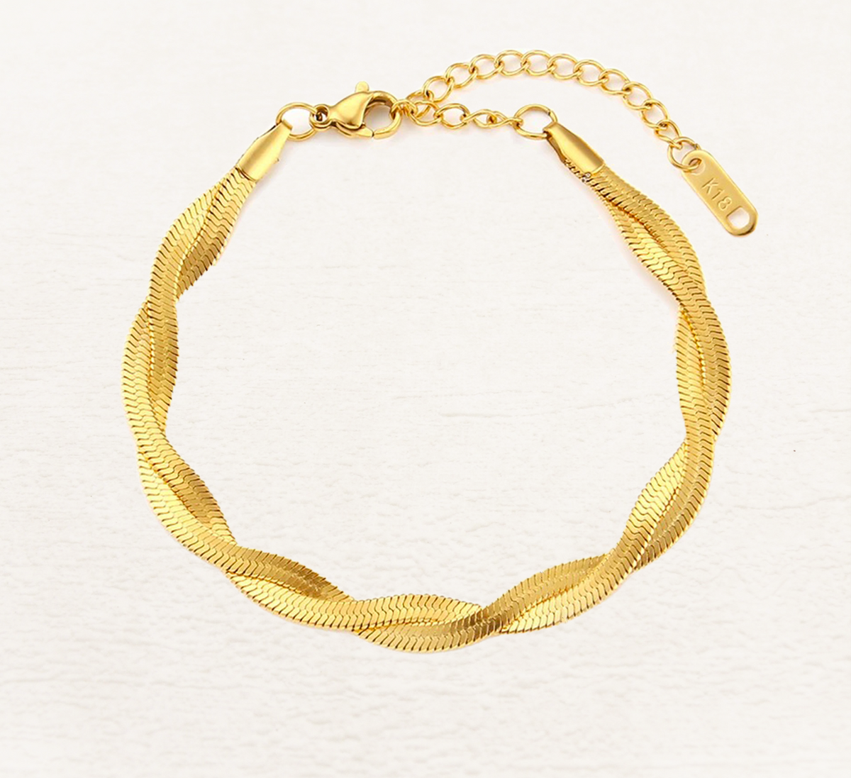 Suus Snake Chain Armband - Rosa Jewels