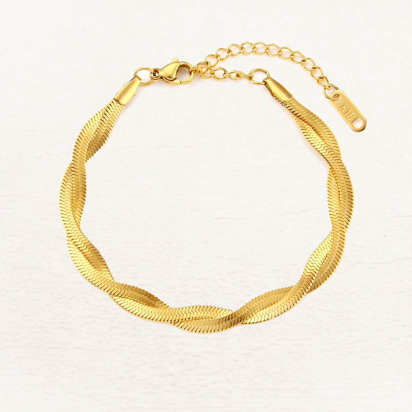 Suus Snake Chain Armband - Rosa Jewels