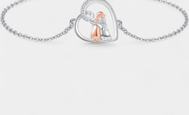 Virelle-Armband-Virelle | Dames armband – sterling zilver, verstelbare schakel met hondontwerp