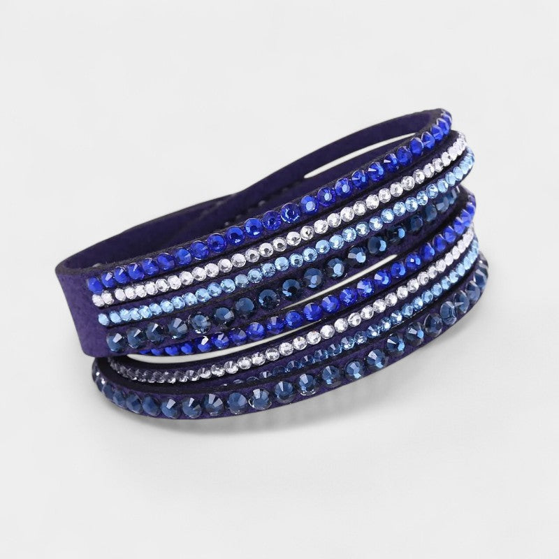 Virelle-Bracelet-Virelle Armband - Multi-layer rhinestone interchangeable band