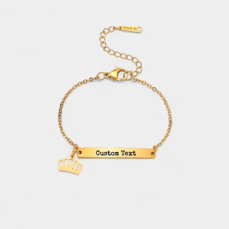 Virelle-Bracelet-Virelle Armband of Enkelband - Titanium stalen armband met hart- en sterbedels