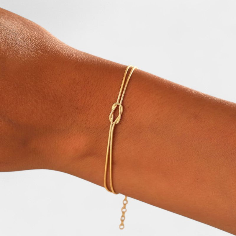 Virelle-Bracelet-Virelle Knooparmband - Minimalistische armband met elegant detail