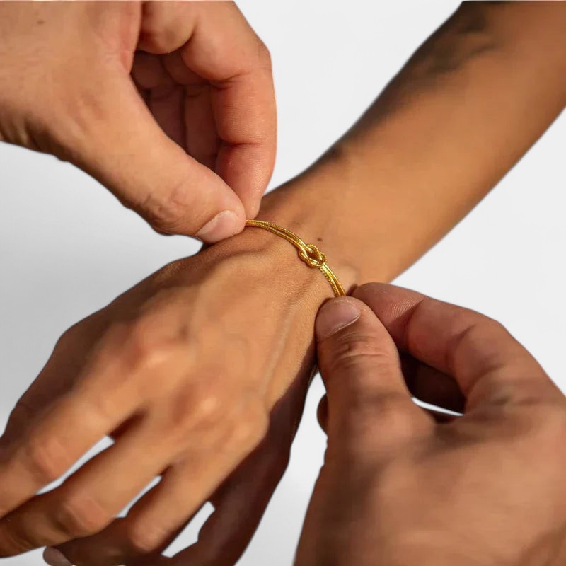 Virelle-Bracelet-Virelle Knooparmband - Minimalistische armband met elegant detail