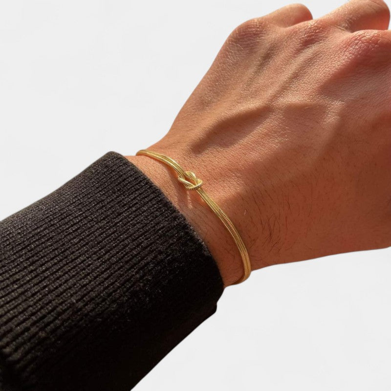 Virelle-Bracelet-Virelle Knooparmband - Minimalistische armband met elegant detail