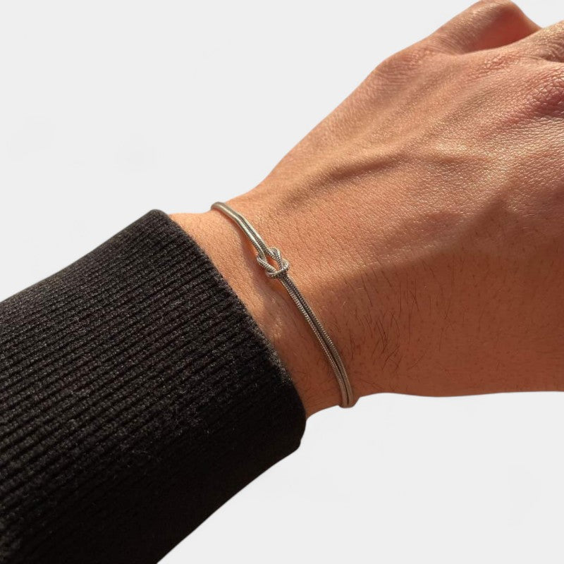Virelle-Bracelet-Virelle Knooparmband - Minimalistische armband met elegant detail