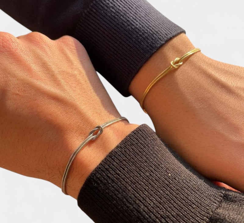 Virelle-Bracelet-Virelle Knooparmband - Minimalistische armband met elegant detail