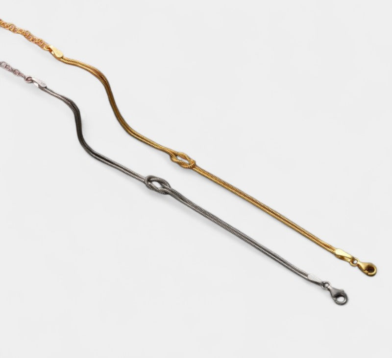 Virelle-Bracelet-Virelle Knooparmband - Minimalistische armband met elegant detail
