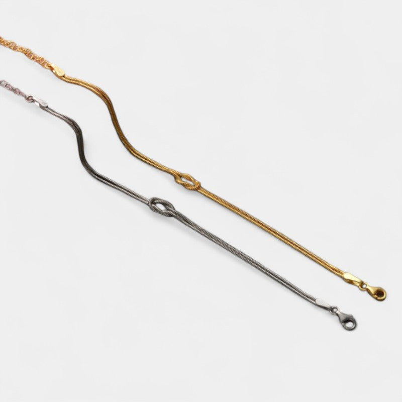 Virelle-Bracelet-Virelle Knooparmband - Minimalistische armband met elegant detail