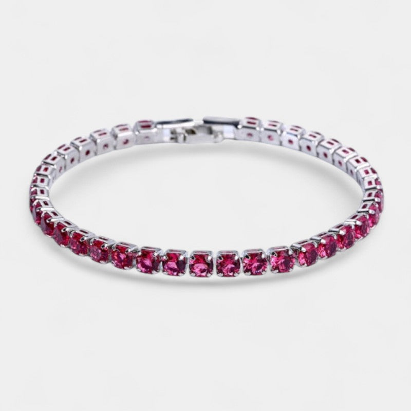 Virelle-Bracelet-Virelle Tennis chain bracelet - Elegante armband met schitterende zirconia