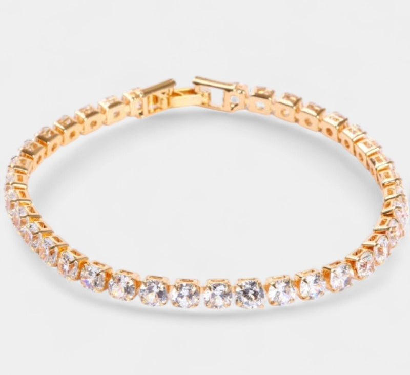 Virelle-Bracelet-Virelle Tennis chain bracelet - Elegante armband met schitterende zirconia