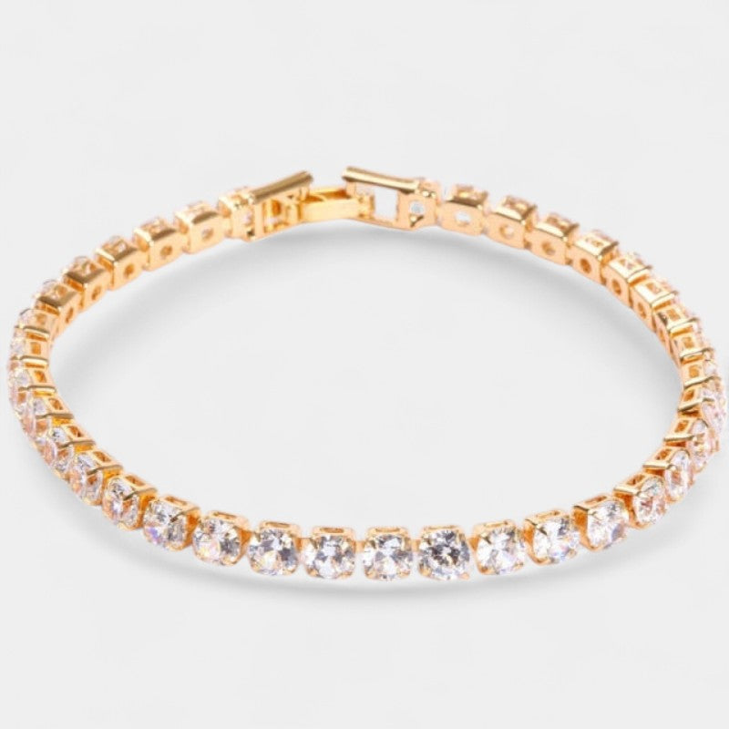 Virelle-Bracelet-Virelle Tennis chain bracelet - Elegante armband met schitterende zirconia