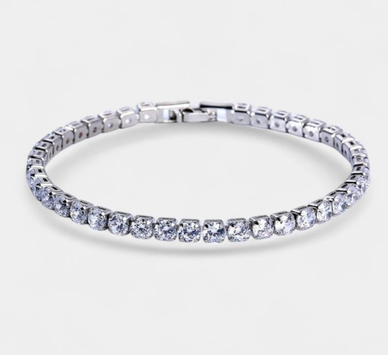 Virelle-Bracelet-Virelle Tennis chain bracelet - Elegante armband met schitterende zirconia