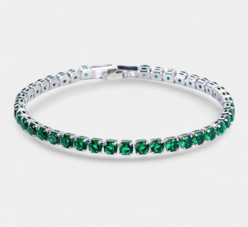 Virelle-Bracelet-Virelle Tennis chain bracelet - Elegante armband met schitterende zirconia