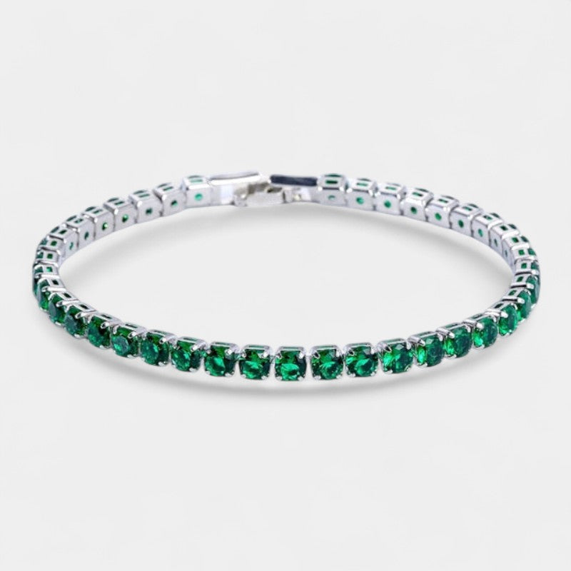 Virelle-Bracelet-Virelle Tennis chain bracelet - Elegante armband met schitterende zirconia