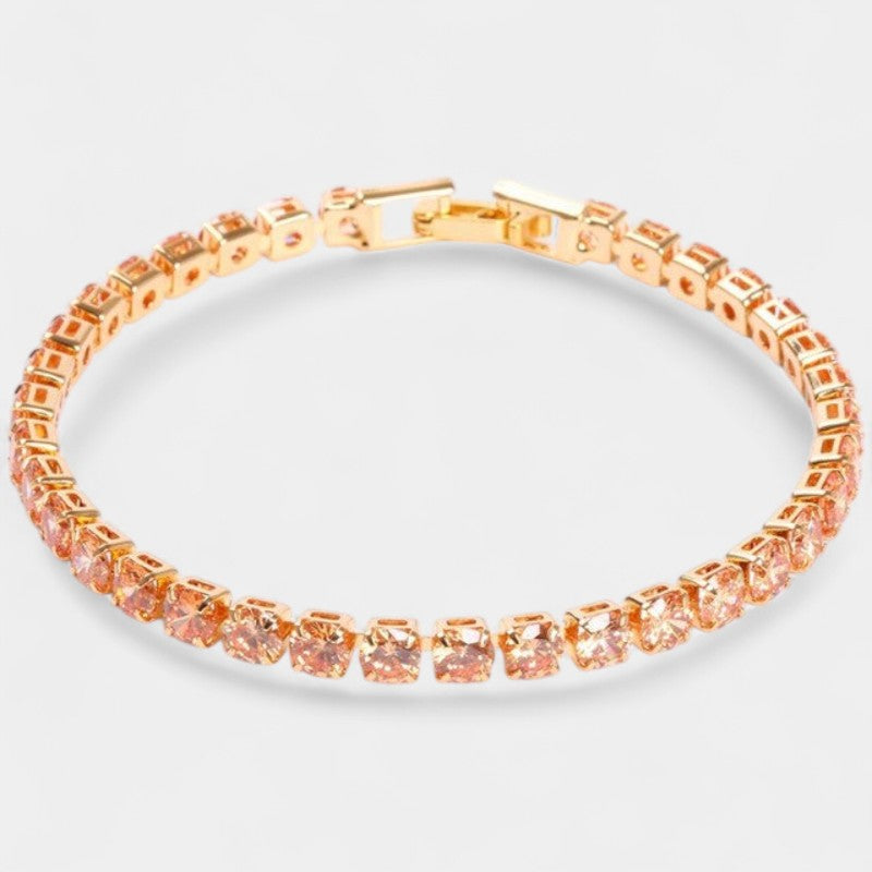 Virelle-Bracelet-Virelle Tennis chain bracelet - Elegante armband met schitterende zirconia