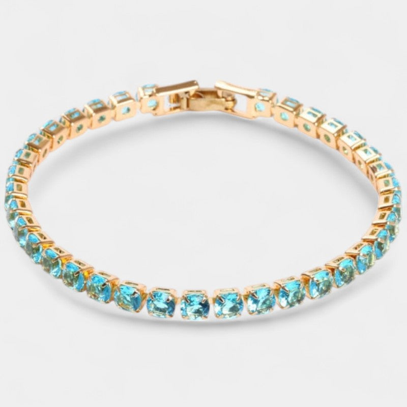 Virelle-Bracelet-Virelle Tennis chain bracelet - Elegante armband met schitterende zirconia