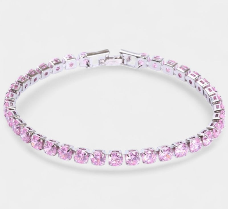 Virelle-Bracelet-Virelle Tennis chain bracelet - Elegante armband met schitterende zirconia