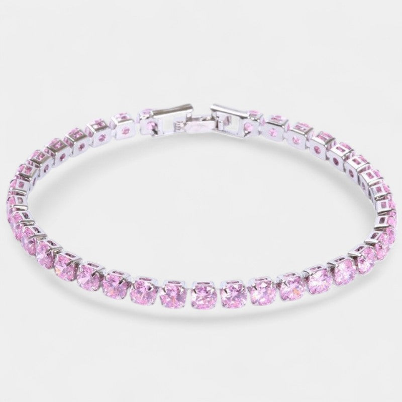 Virelle-Bracelet-Virelle Tennis chain bracelet - Elegante armband met schitterende zirconia