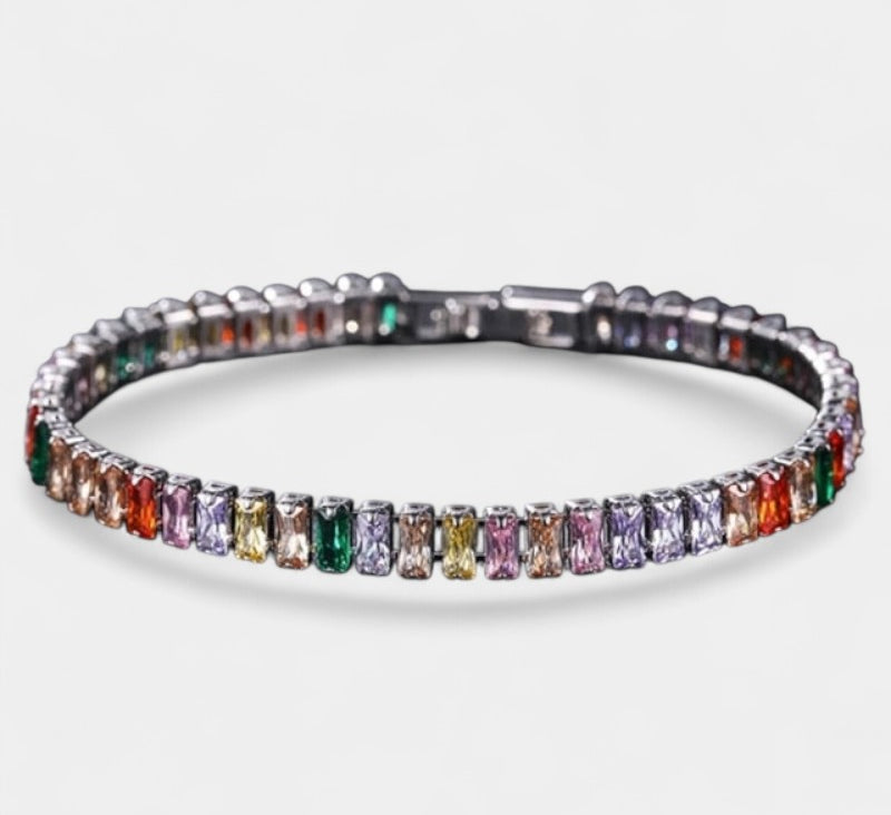 Virelle-Bracelet-Virelle Tennis chain bracelet - Elegante armband met schitterende zirconia