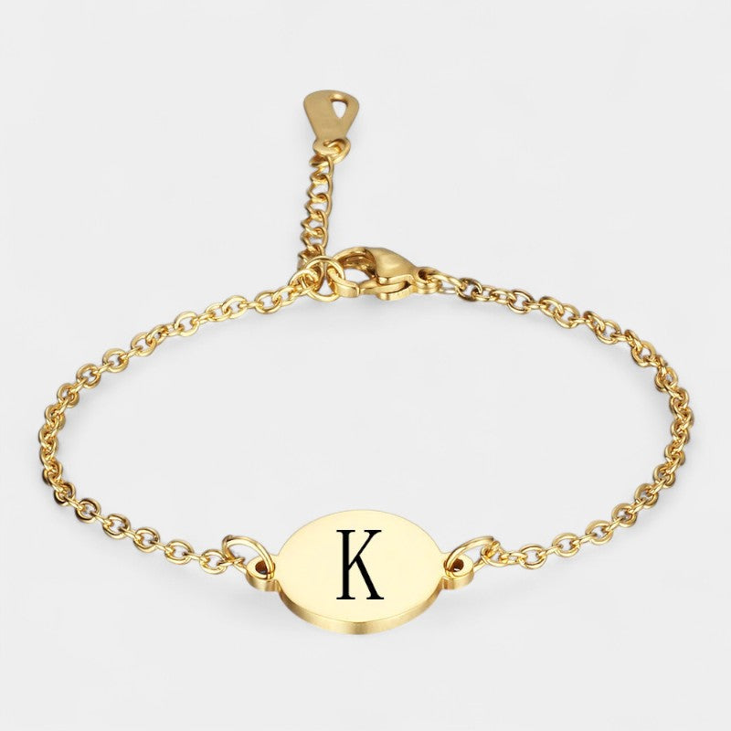 Virelle-Bracelet-Virelle armband - Custom initial letter bracelets voor vrouwen
