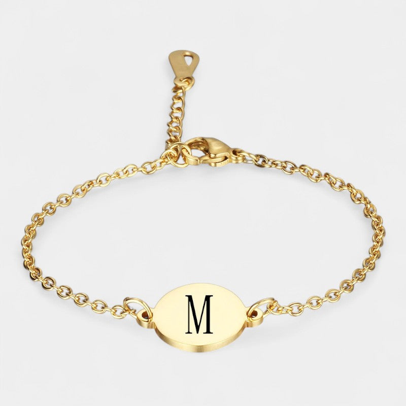 Virelle-Bracelet-Virelle armband - Custom initial letter bracelets voor vrouwen