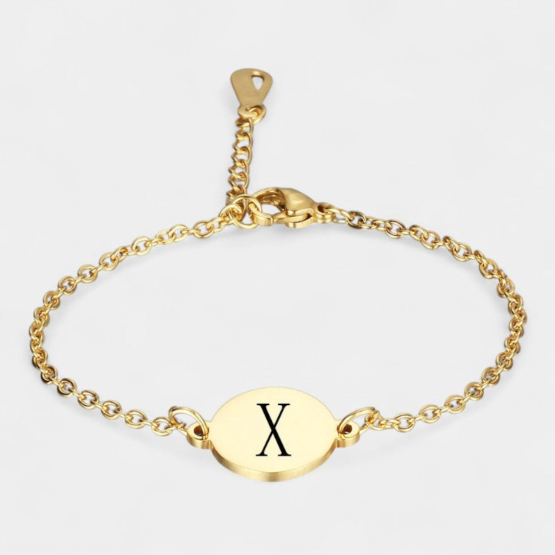 Virelle-Bracelet-Virelle armband - Custom initial letter bracelets voor vrouwen