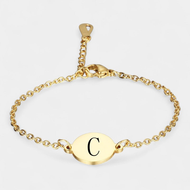 Virelle-Bracelet-Virelle armband - Custom initial letter bracelets voor vrouwen