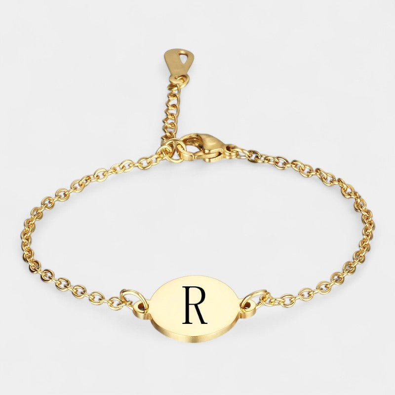 Virelle-Bracelet-Virelle armband - Custom initial letter bracelets voor vrouwen