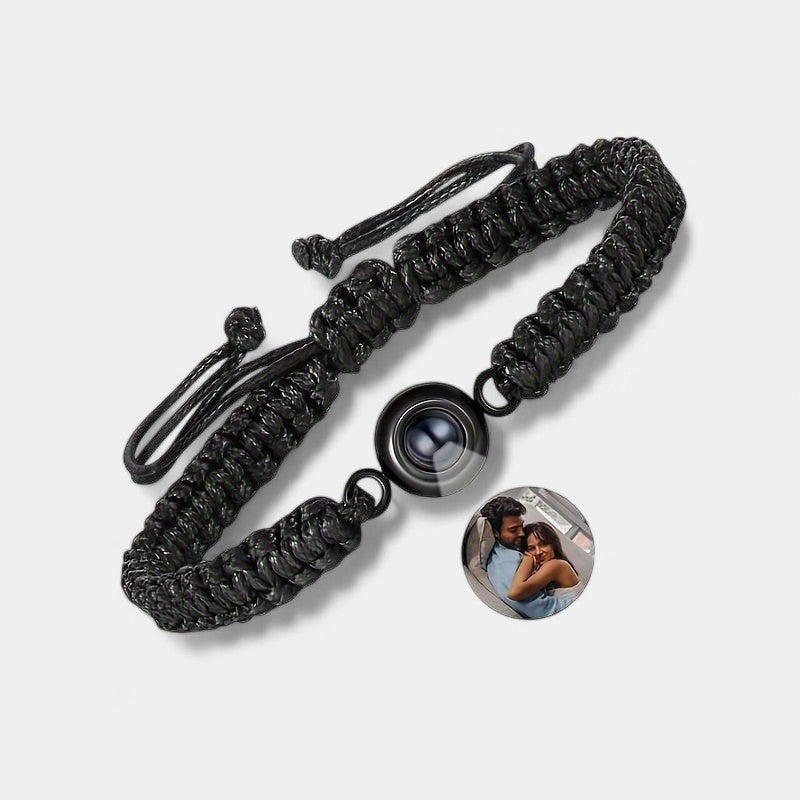 Virelle-Bracelet-Virelle armband - Photo projection woven bracelet van katoen