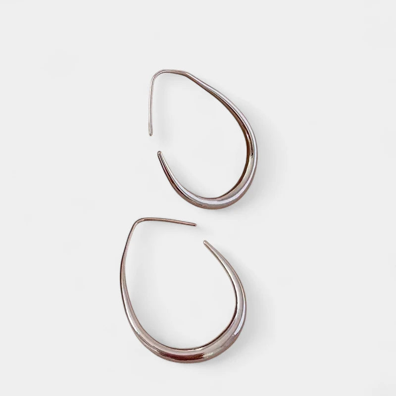 Virelle-Earrings-Virelle | Dames Oorbellen – Goud Verguld, Ovaal Vorm, Tijdloos Design