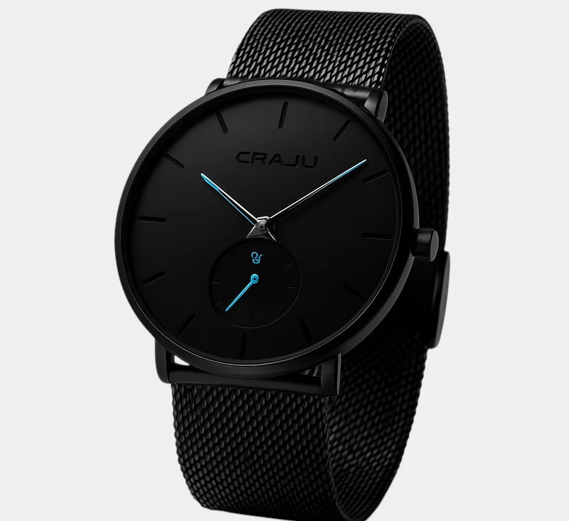 Virelle-Focus-Virelle | Heren Horloge – Analoog Uurwerk, Roestvrijstalen Kast, Minimalistisch Design