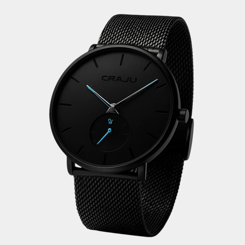 Virelle-Focus-Virelle | Heren Horloge – Analoog Uurwerk, Roestvrijstalen Kast, Minimalistisch Design