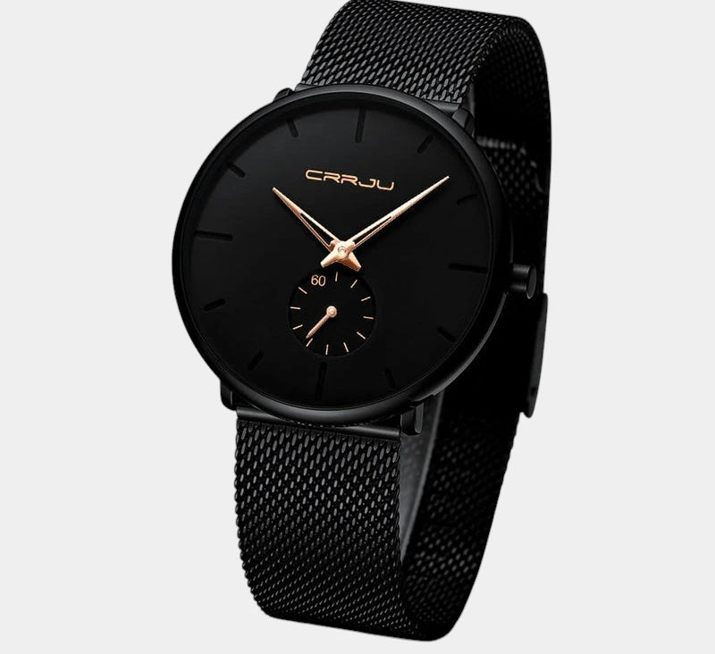 Virelle-Focus-Virelle | Heren Horloge – Analoog Uurwerk, Roestvrijstalen Kast, Minimalistisch Design