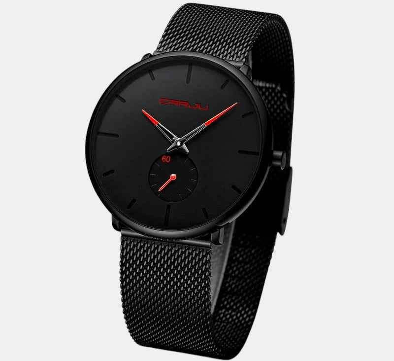 Virelle-Focus-Virelle | Heren Horloge – Analoog Uurwerk, Roestvrijstalen Kast, Minimalistisch Design