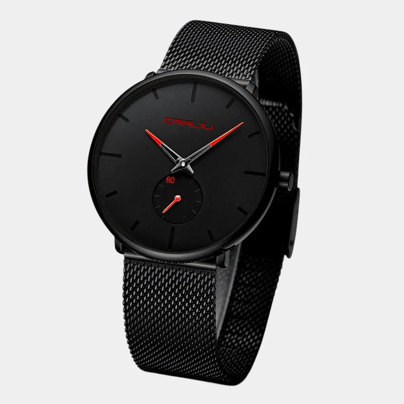 Virelle-Focus-Virelle | Heren Horloge – Analoog Uurwerk, Roestvrijstalen Kast, Minimalistisch Design