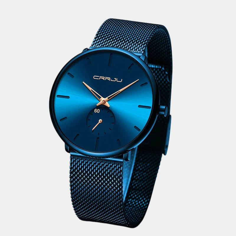 Virelle-Focus-Virelle | Heren Horloge – Analoog Uurwerk, Roestvrijstalen Kast, Minimalistisch Design