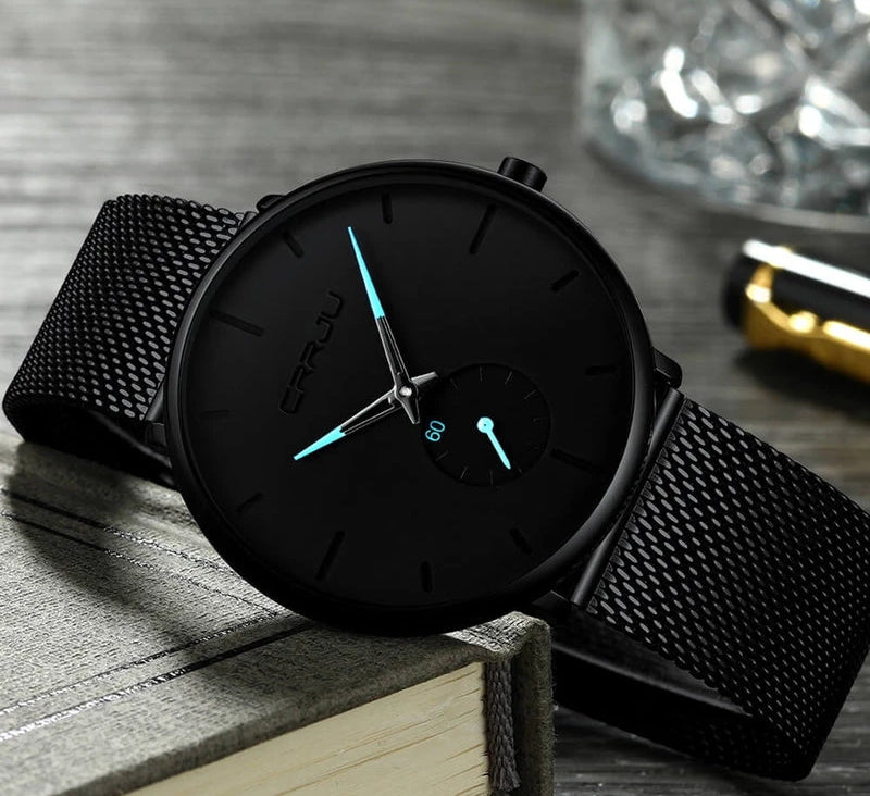 Virelle-Focus-Virelle | Heren Horloge – Analoog Uurwerk, Roestvrijstalen Kast, Minimalistisch Design