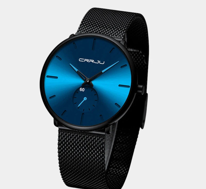 Virelle-Focus-Virelle | Heren Horloge – Analoog Uurwerk, Roestvrijstalen Kast, Minimalistisch Design
