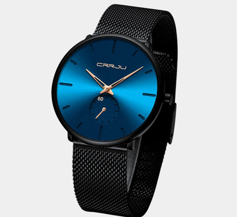 Virelle-Focus-Virelle | Heren Horloge – Analoog Uurwerk, Roestvrijstalen Kast, Minimalistisch Design