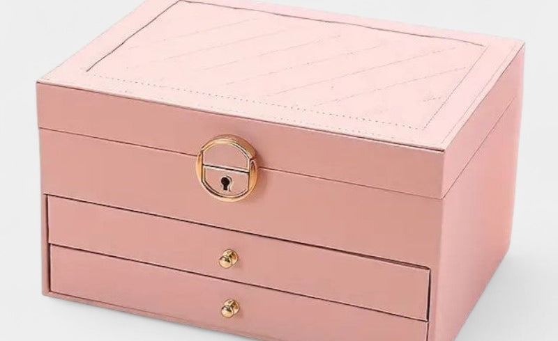Virelle-Jewelry Box-Virelle Jewelry verpakking - Luxe leer om je sieraden te organiseren