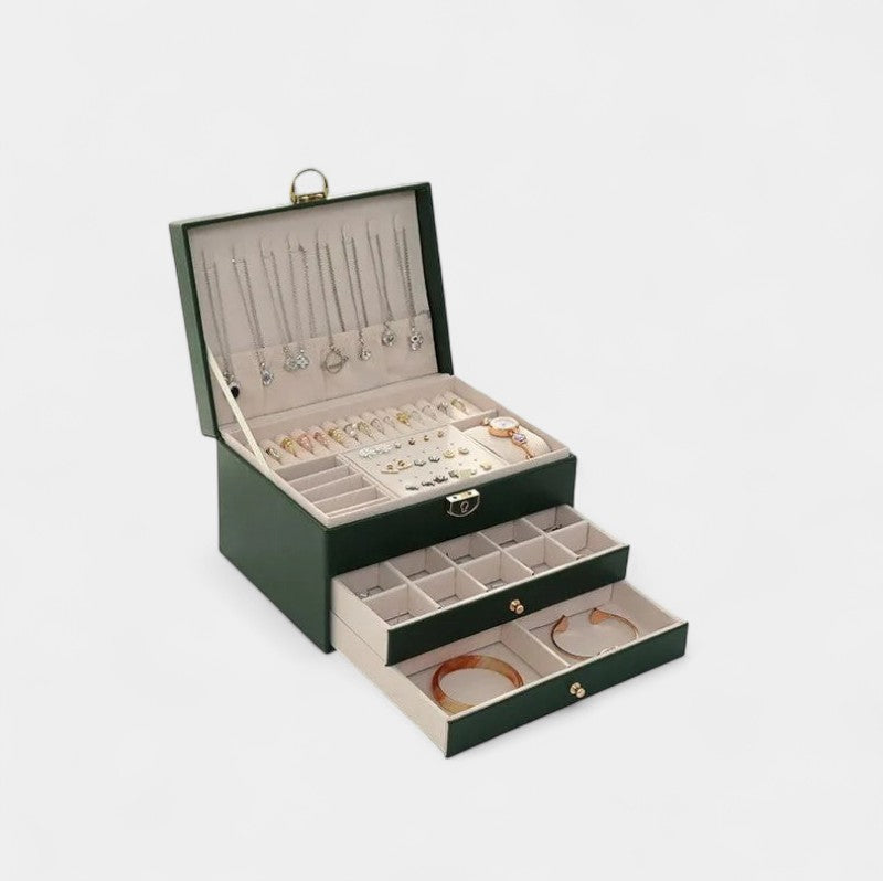Virelle-Jewelry Box-Virelle Jewelry verpakking - Luxe leer om je sieraden te organiseren