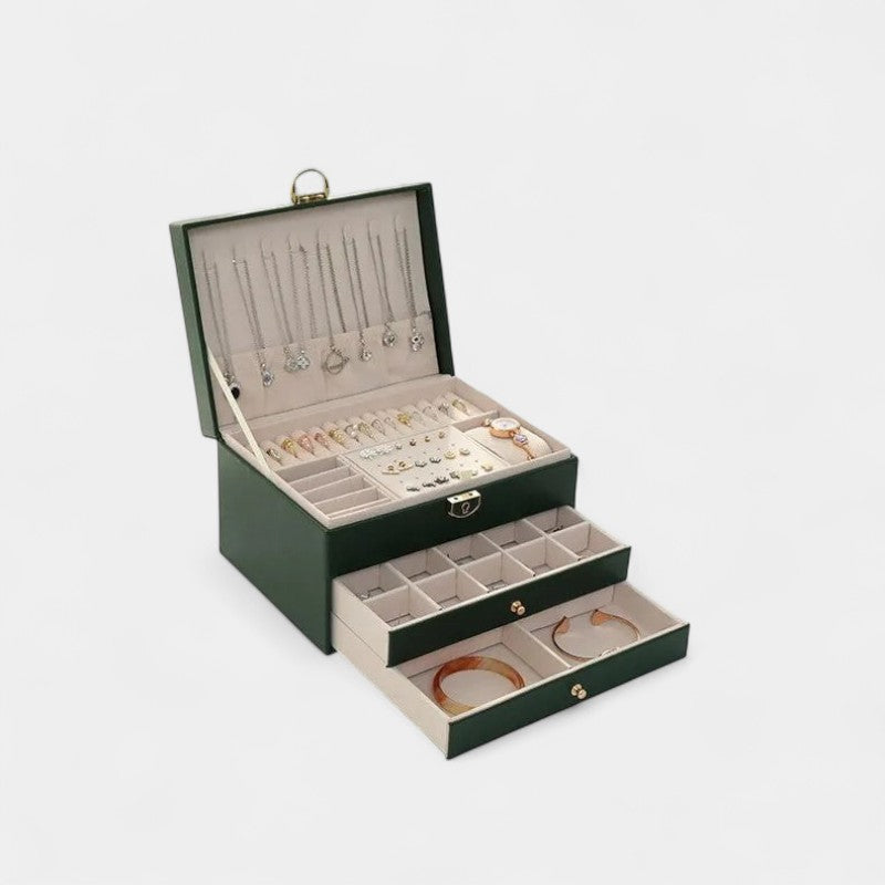Virelle-Jewelry Box-Virelle Jewelry verpakking - Luxe leer om je sieraden te organiseren