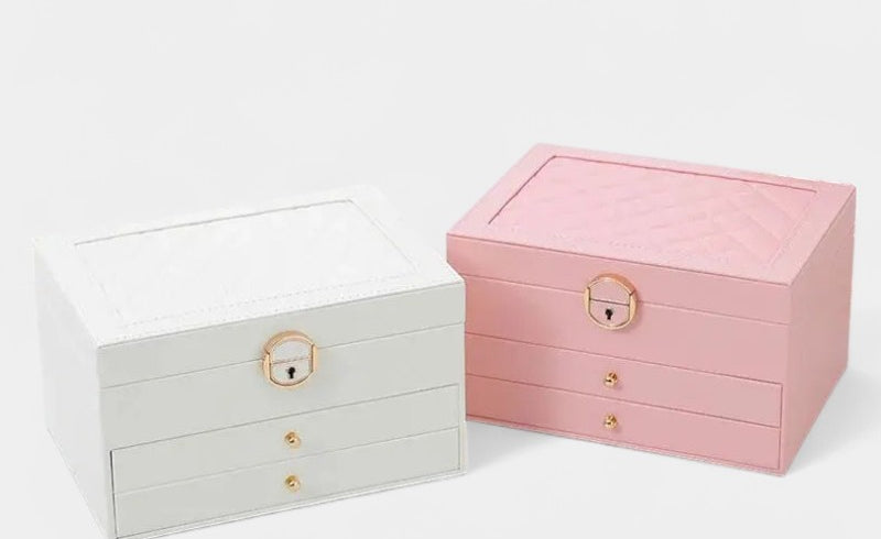 Virelle-Jewelry Box-Virelle Jewelry verpakking - Luxe leer om je sieraden te organiseren