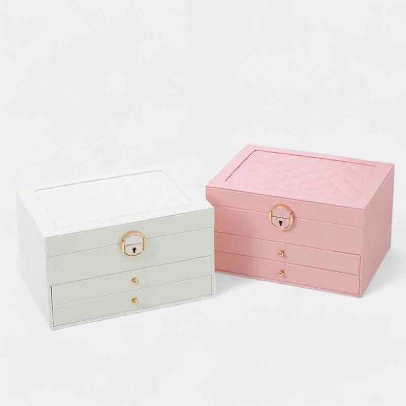 Virelle-Jewelry Box-Virelle Jewelry verpakking - Luxe leer om je sieraden te organiseren