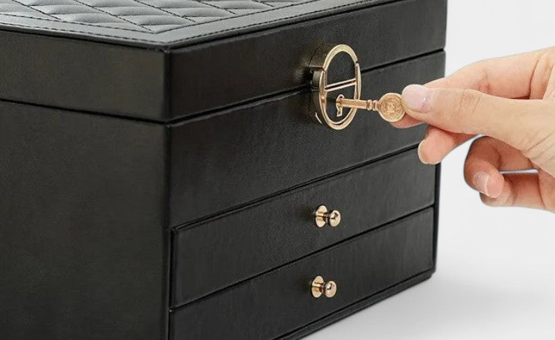 Virelle-Jewelry Box-Virelle Jewelry verpakking - Luxe leer om je sieraden te organiseren