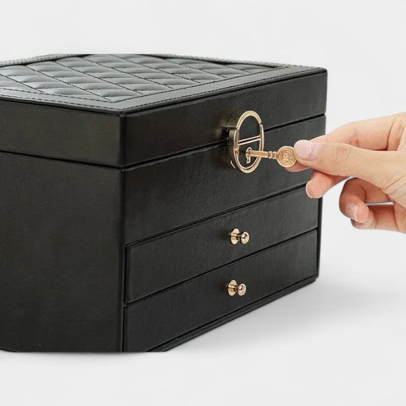 Virelle-Jewelry Box-Virelle Jewelry verpakking - Luxe leer om je sieraden te organiseren