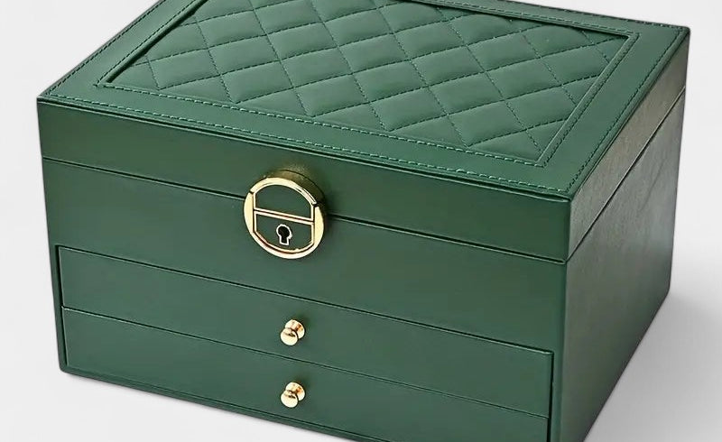 Virelle-Jewelry Box-Virelle Jewelry verpakking - Luxe leer om je sieraden te organiseren