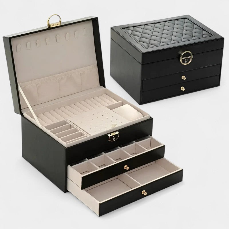 Virelle-Jewelry Box-Virelle sieradenkoffer - Luxueuze multi-laags opbergdoos