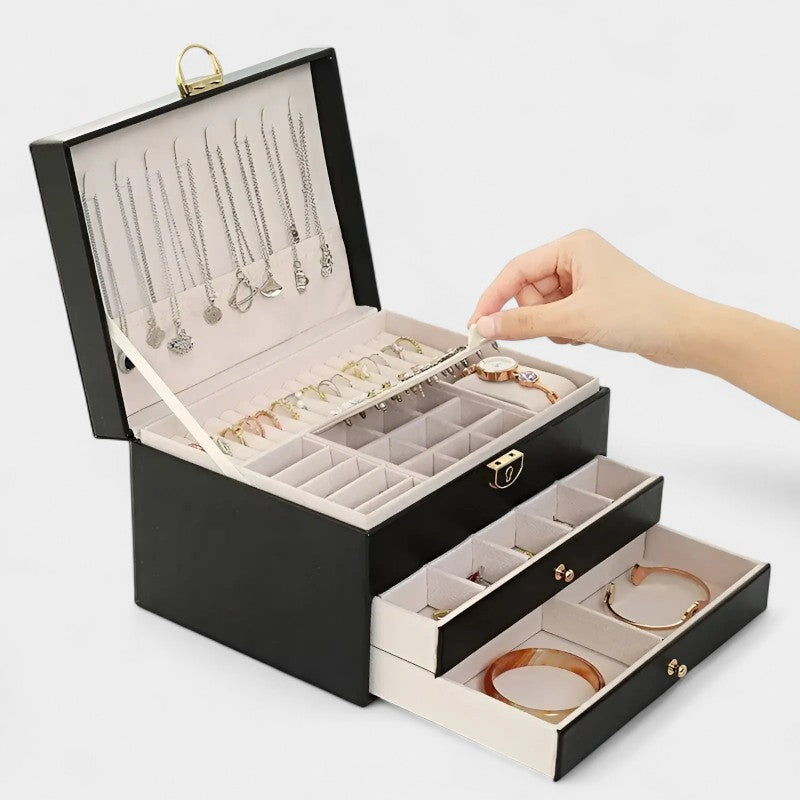 Virelle-Jewelry Box-Virelle sieradenkoffer - Luxueuze multi-laags opbergdoos